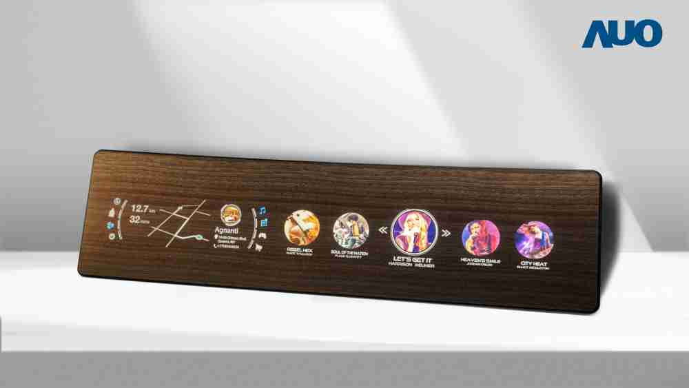 冰球突破研发全球最高穿透度达80%的AmLED木纹显示器，，，，可于使用时呈现高亮度、、、、清晰可见的信息，，，并在不使用时回归为单纯的饰板，，节能兼具美观